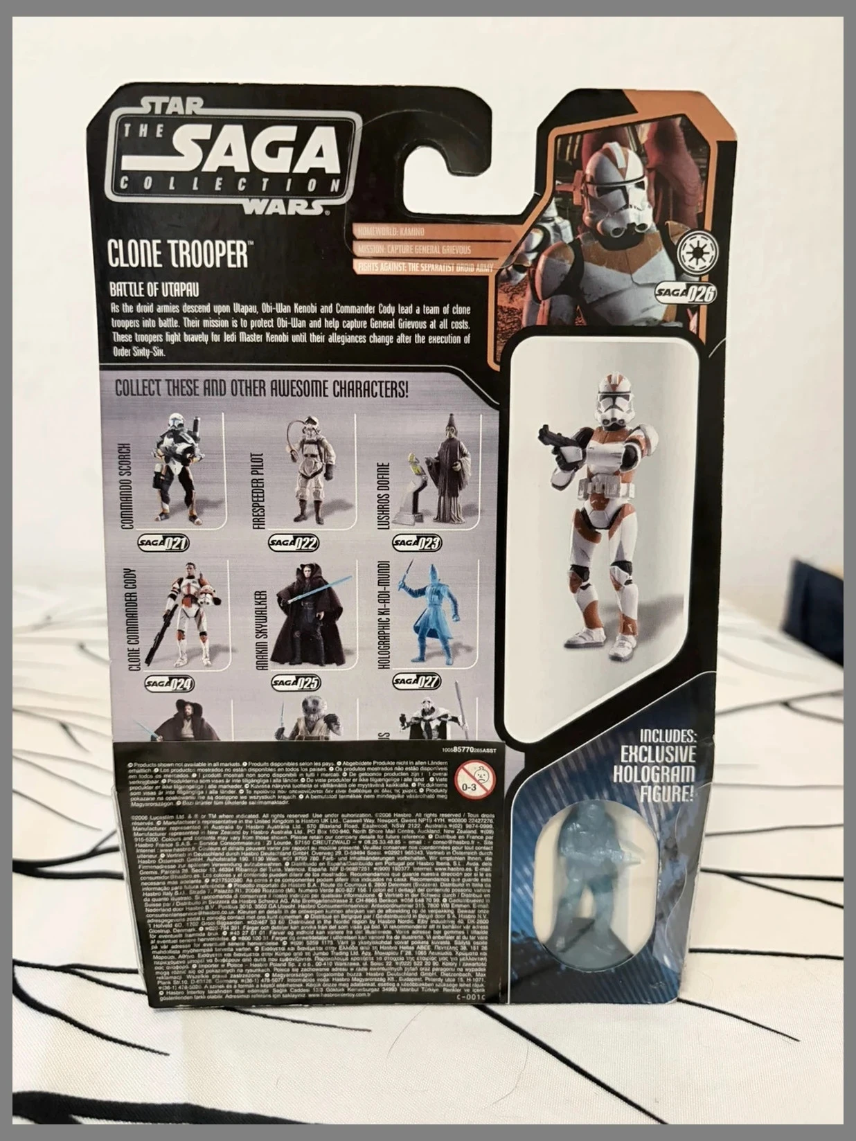 Hasbro La colección Saga 2006 Figura Star Wars Clone Trooper 212th MOC – photo 2
